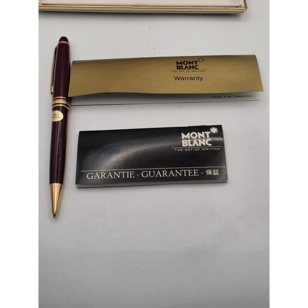 Montblanc Meisterstuck Classique Mechanical Pencil Burgundy Gold Trim Germany